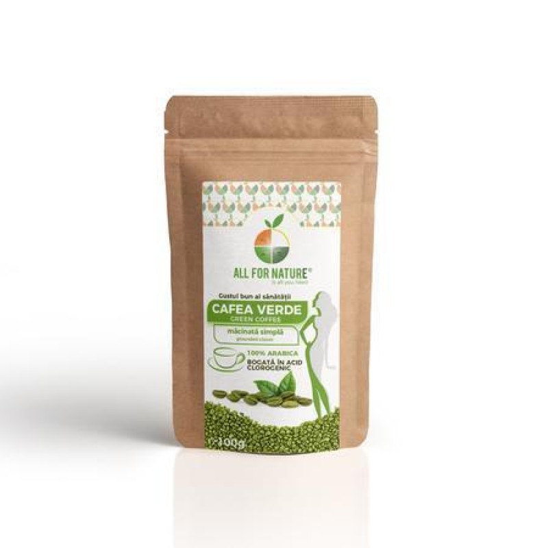 Cafea Verde Macinata 100g ALL FOR NATURE